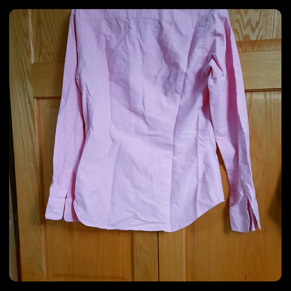 Button up pink top
